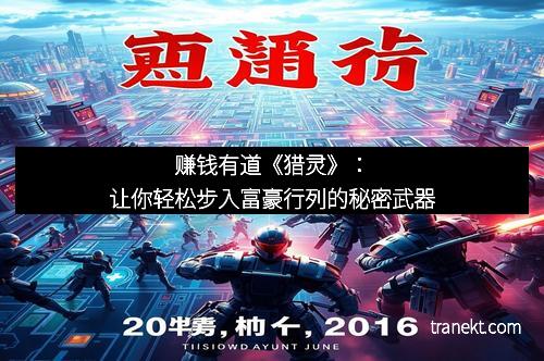赚钱有道《猎灵》:让你轻松步入富豪行列的秘密武器
